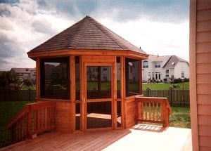 Deck Stain Gazebo