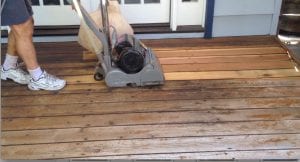 Sanding A Wood Deck