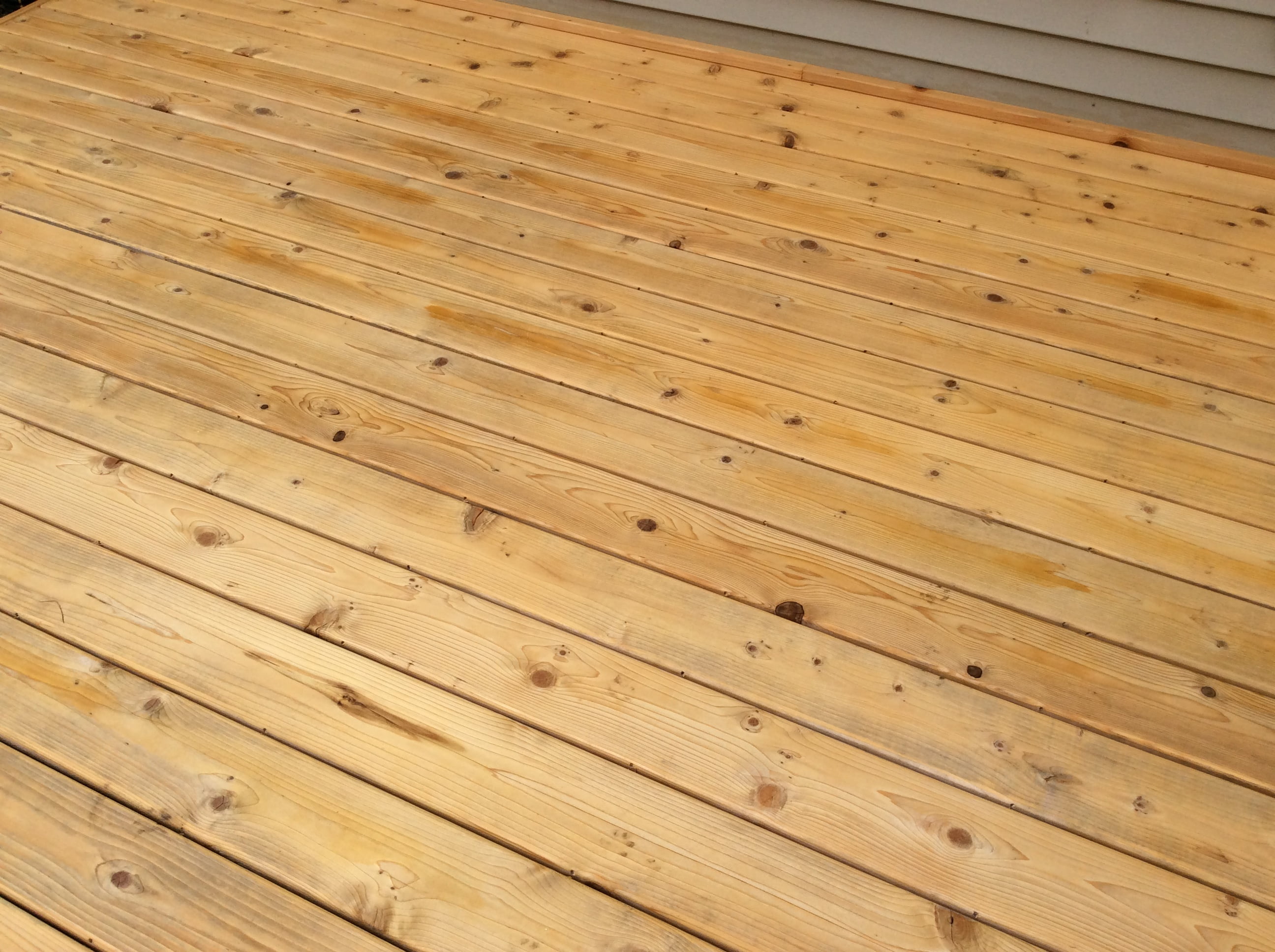 Staining New Decks