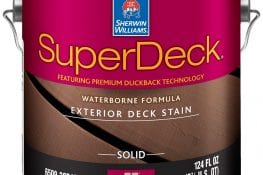 Sherwin Williams SuperDeck Solid Color Stain Review
