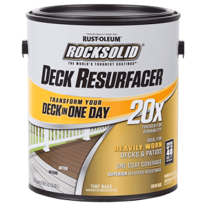 Rust-Oleum Rock Solid Deck Resurfacer Review