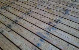 Nails Rusting On Deck