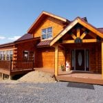 Log Cabin Stained Cedartone color